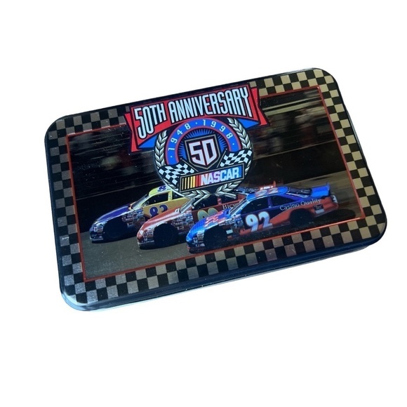 NASCAR 50th Anniversary Numbered Limited Edition Sealed 2 Pack Playing Cards - Picture 4 of 7